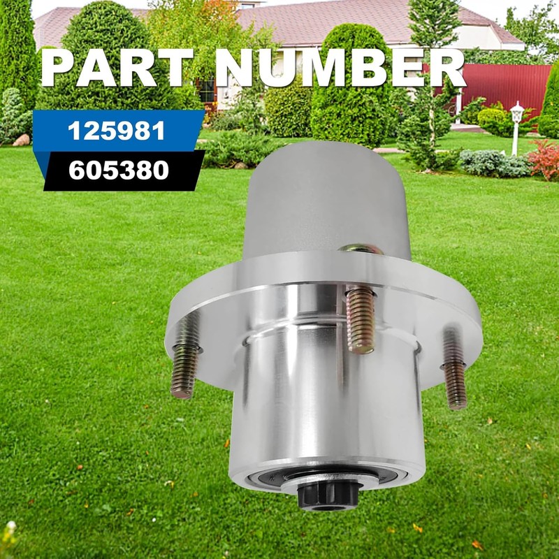 JSDYYYT 125981 605380 Lawn Mower Deck Blade Spindle Assembly Compatible