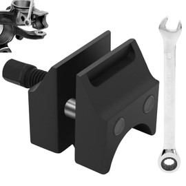 DHHYWWD Strut Spreader Tool with Wrench，Suspension Split Hub Steering Knuckle Spreader， Double Ended Ball Joint Removal Tool for Car Repair and Maintenance (black)