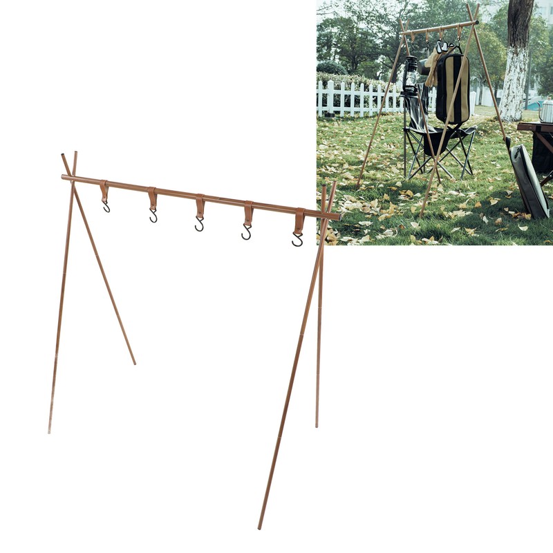 Lightweight Camping Hanging Rack Hook Design Aluminum Alloy Outdoor Camping