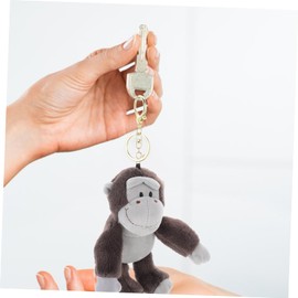 Toyvian 1pc Orangutan Keychain Doll Pendant Car Plushies Stocking Stuffers Car Parts Keychain Monkey Keyring End of Year Student from Teacher Cute Backpack Keyring Key Ring Key Chain Prize