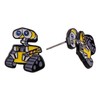 Wall E Robot Cartoon Character Metal Enamel Stud Earrings