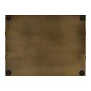 Kate and Laurel Myo Transitional Metal Rectangle Tray; 17 x