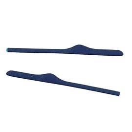 ExactFitt Replacement Temple Ear Socks for Oakley OX3122 OX3125 OX5089 OX5148 Glass Frames (Dark Blue - 2 Pairs), 66mm