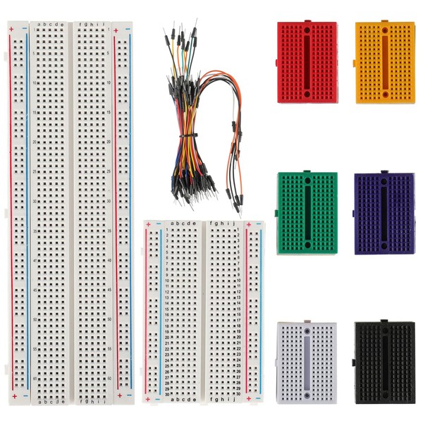 BOJACK BOJACK Breadboard Kit Solderless Breadboard 1 Pcs 830 Tie