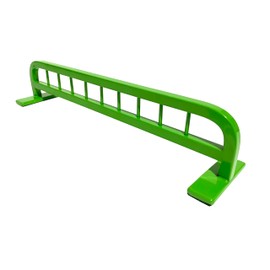 FLVFF Fingerboard Rail Bike Rack Metal Solid Steel Grind Rails Ramp and Skate Parks (BR2) (Green)