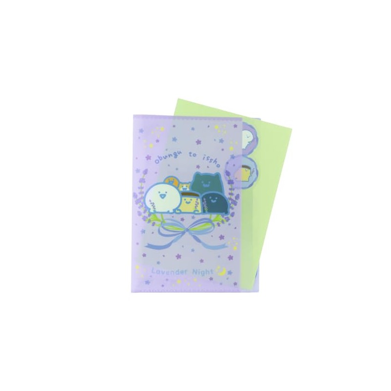 Sunstar Stationery S2173123 Stationery Goods, Clear File, 5 Pockets, Relax