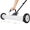 Donext Rolling Magnetic Sweeper, Heavy Duty Push-Type with Release, 30lbs