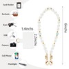 Lostars Marble Beaded Phone Wrist Strap,Detachable Phone Bracelet Strap with