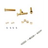 Rimless Glasses Diamond Head Gold Screw Washer Nut Cap and
