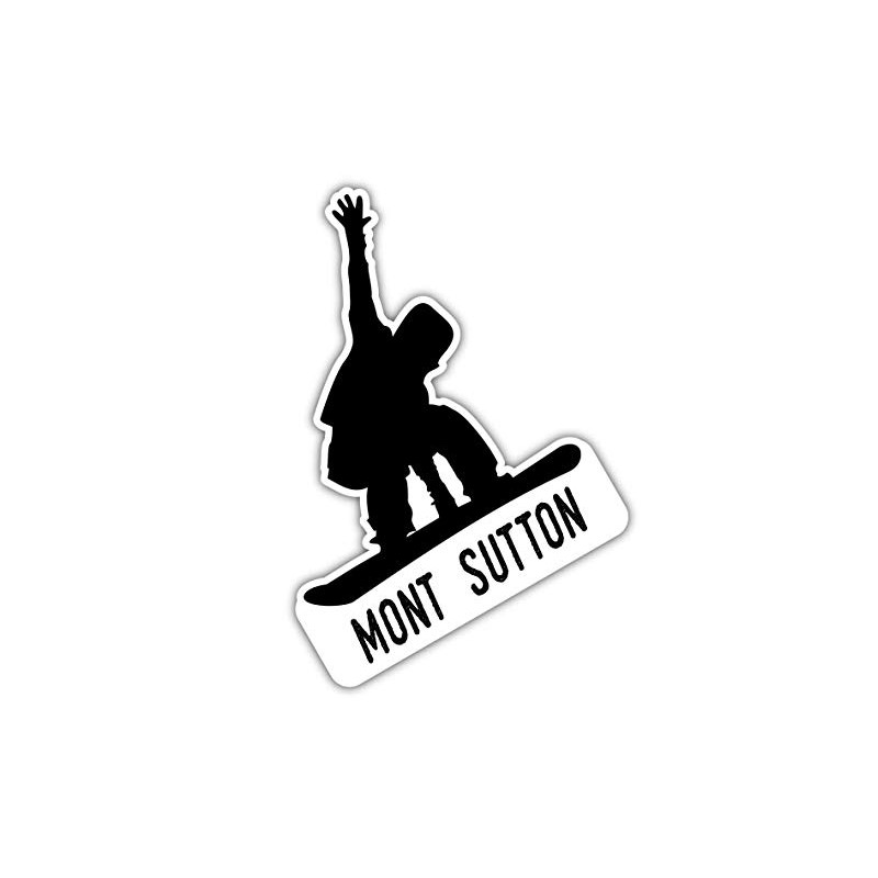 Mont Sutton Quebec Ski Adventures Souvenir 4 Inch Fridge Magnet
