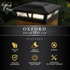 Classy Caps SLX772B 6x6 Black Aluminum Oxford Solar Post Cap