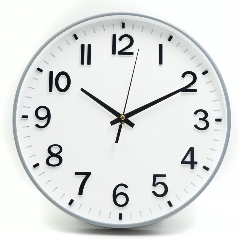HZDHCLH Wall Clock 12 Inch Silent Non Ticking Clock for