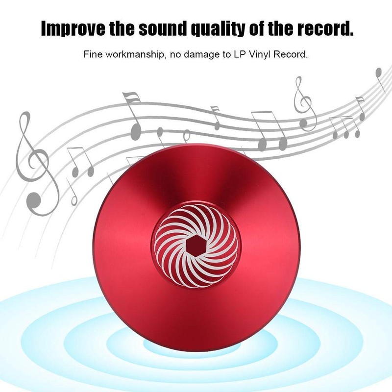 Record Clamp Audio Disc Turntable Aluminum Record Player Weight Disc
