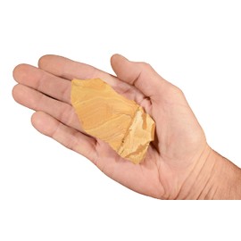 Kidz Rocks Tan Owyhee Wild Horse Picture Jasper 3 1/2" 8-12 Oz Raw Rock Mineral Specimen Geology Sample Lapidary Rough Collectible Stone