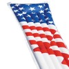 72-Inch Inflatable White and Red American Flag Swimming Pool Air