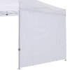 COOSHADE Instant SunWall 8x8 SideWall for Pop up Canopy Tent,