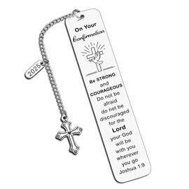 Confirmation Gifts for Teen Girls Boys Confirmation Gifts for Teenage Easter Basket Stuffer for Kids Baptism Gift for Men Women Catholic Gift for Daughter Faith Based Gifts Confirmation Bookmark 2025