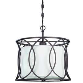 Monica 1 Light Pendant Size: 13"