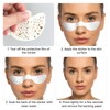 Wefaly Pack of 20 Glitter Freckles Tattoos, Silver Waterproof Face