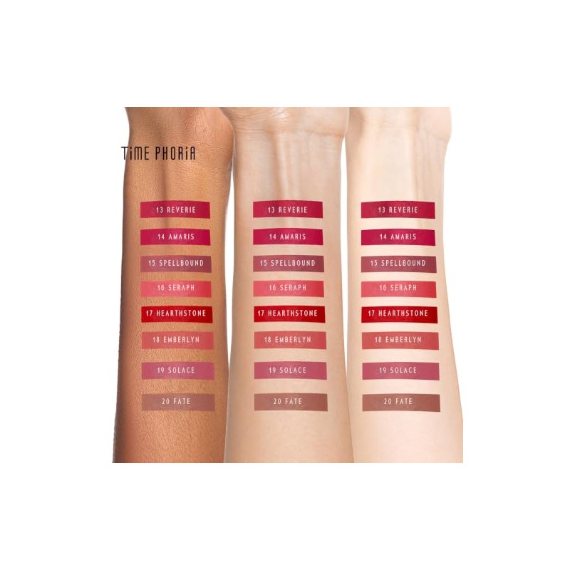 TIMEPHORIA Tinta para Labios Mate Difuminado, Larga Duración 24 Horas,