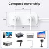 Surge Protector Power Strip 5 Outlets 3 USB (1 USB