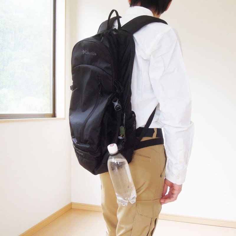 Nakayashi Manufacturing Tough Label 19842 Plastic Bottle Holder with Carabiner