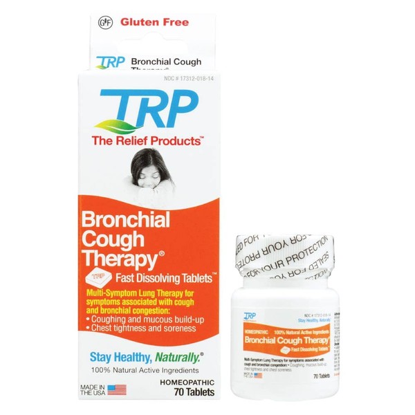 The Relief Products Bronchial Cough Therapy Fast Dissolving Tablets, 70