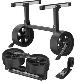 GanFindX Kayak Cart Heavy-Duty Aluminum Foldable Kayak Canoe Trolley with Adjustable Elastic Straps | Portable Lightweight Kayak Cart Dolly