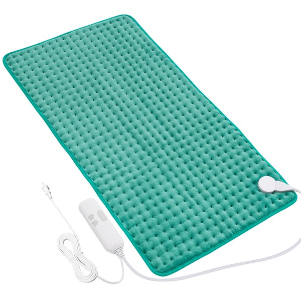 Heating Pads for Back Pain,18"x33" Large Electric Heating Pads with Auto Shut Off,6 Temperature Settings, Fast Heating for Neck Back Shoulder