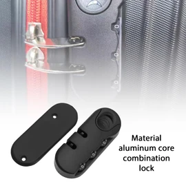 LT Easiyl 4PCS Luggage Password Lock 3 Digits Password Code Security Lock 8.3x3.23cm with Screw Padlock Self-Setting Password Travel Luggage Code Fixed Lock