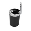 Car Ashtray ABS Portable Cylinder Shape Ash Tray with Blue
