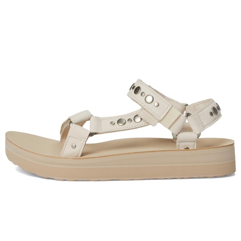 Teva Women's Midform Universal Studded Sandal, Coconut/White Pepper, 11