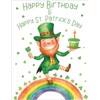 Greeting Card It's Your Birthday and St. Patrick's Day Guess