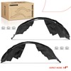 A-Premium Pair Front Inner Fenders Liner Splash Shield Set with