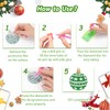 15 Pcs Christmas Diamond Painting Keychains, 5D DIY Diamond Painting