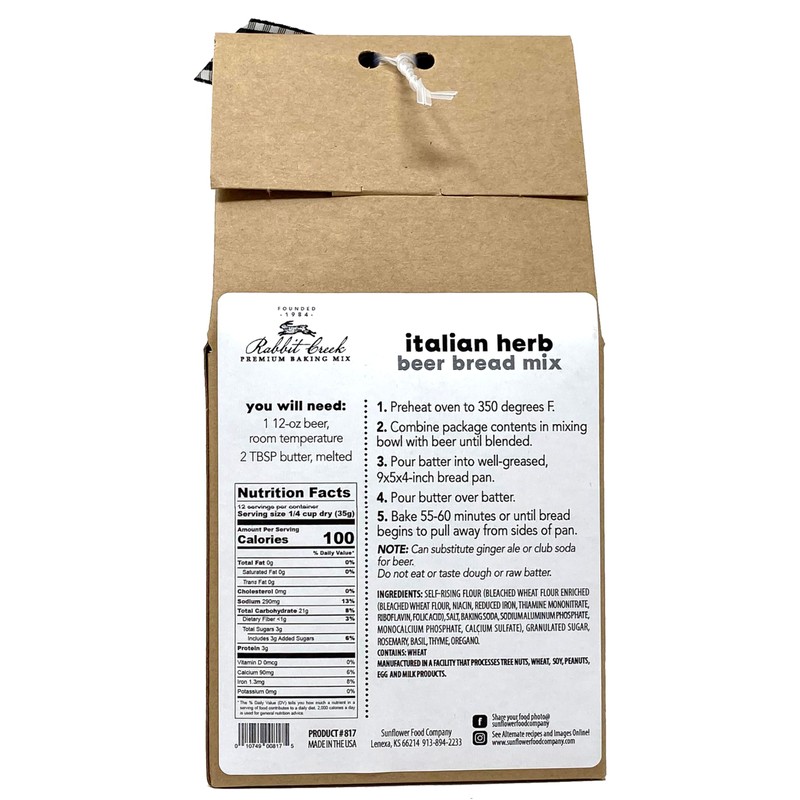 Rabbit Creek Beer Bread Mix Variety Pack of 2 –