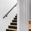 6 FT Modern Aluminum Handrail Set, handrails for indoor stairs,deck,slope,