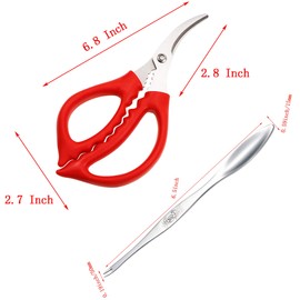 Seafood Scissors seafood tools lobster scissors Crab scissors for Home Seafood restaurant (6)