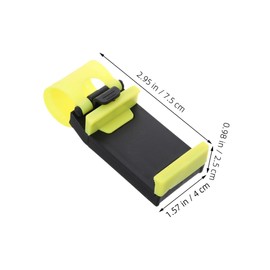 iplusmile 4pcs Car Steering Wheel Phone Holder Easy Install Adjustable Clamp for Fit for Safe Navigation Compatible Phone