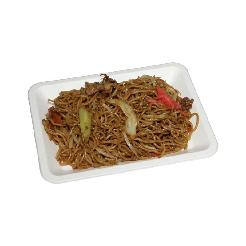 T005 Disposable Square Plates, Eco and Fashionable, E-Mold Square Tray,