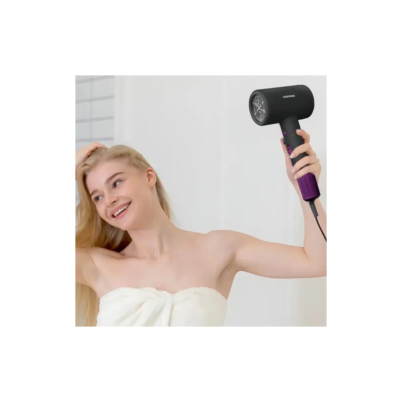 Secadora De Cabello Profesional Daewoo 2 Velocidades 110°c Negro
