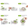 JULOS Daily Pill Dispenser with One-Press Button for Seniors &