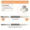 WHLLING 2-Piece Dual Head Nail Setter and Hinge Pin Punch