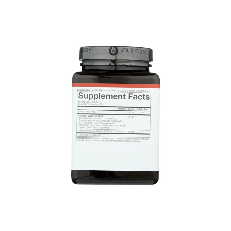 Youtheory Resveratrol 290 Tabs by Youtheory
