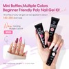 ROSALIND Poly Nail Gel Colors Kit -14 Colors +72 Nail