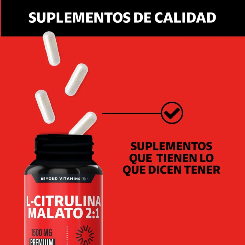 Citrulina Malato 1500mg Puro Pre Entreno Citrulline Malate Oxido Nítrico