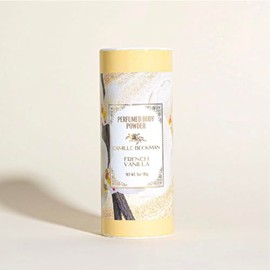 Camille Beckman Polvo Corporal Perfumado, French Vanilla, 3 Onza - Reduce la sudoración excesiva - 0.2 Libras - 3 Onzas