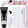 8 PCS Poly Extension Gel Manicure Kit Poly Gel With