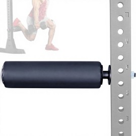 Single Leg Squat Roller Squat Rack Power Rack Attachments Bulgarian Split Squat Workout Equipment Home Gym AccessoriesColor: Black, Size: For 18mm hole