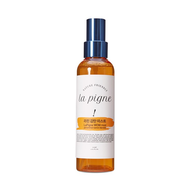 La Pigne Wow Mist, Persimmon Tannin Blended - Face & Body Mist with Natural Persimmon Extracts for Mask Troubled Face & Acne Prone Skin - Calming, Moisturizing & Cooling Effects with Tannin & Xylitol